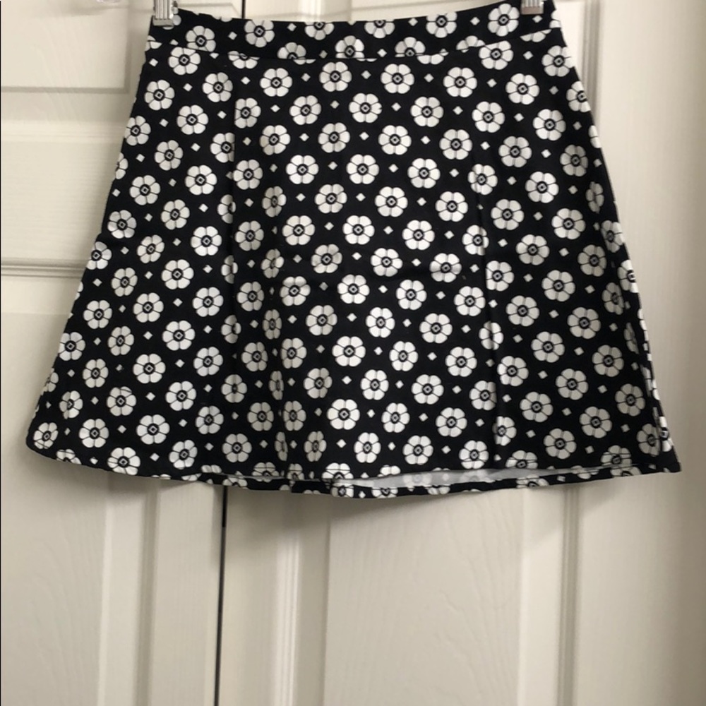 Black and white skirt